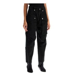 marantz etoile Black Cargo Pants With Silver Detail Size 40